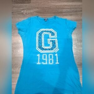 Blue Woman's Guess T-shirt